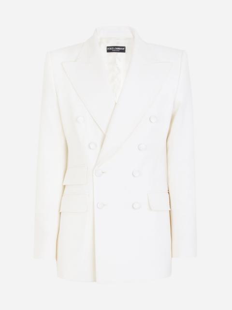 Dolce & Gabbana Double-breasted virgin wool jacket