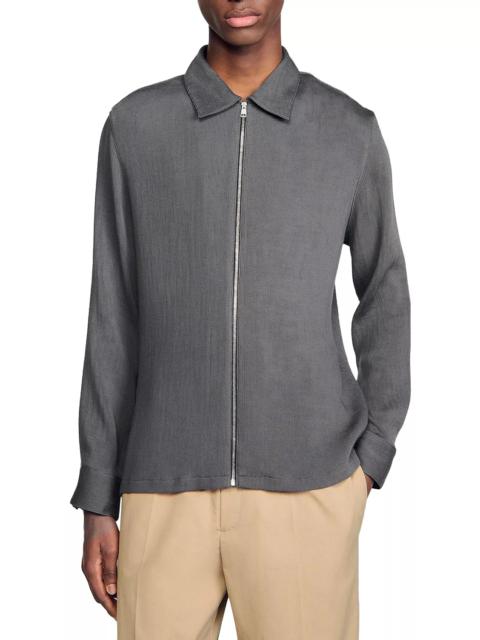 Sandro Pleated Shirt