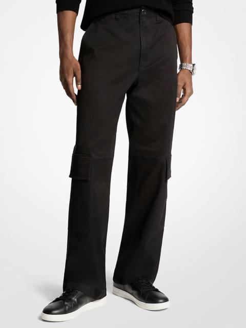 MICHAEL KORS Stretch Cotton Cargo Pants