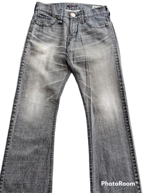 Other Designers If Six Was Nine - Flare Jeans Japanese Blue Way Distressed Faded Black
