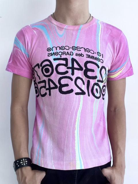 Comme Des Garçons AD2009 Comme Des Garcons Pink Marble Tee