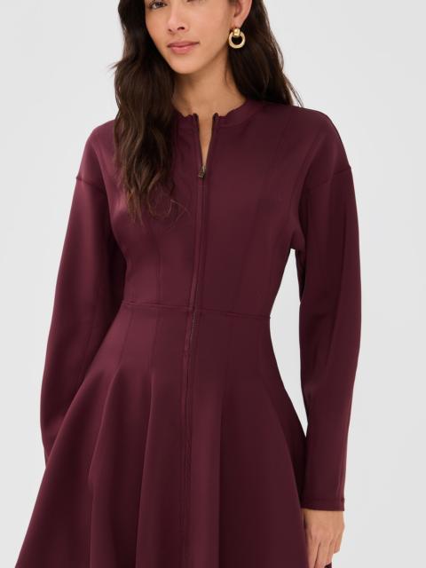 ULLA JOHNSON Ansel Mini Dress with Zipper Front