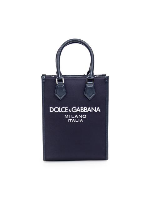 Dolce & Gabbana Dolce & Gabbana Small Nylon Tote Bag With Logo