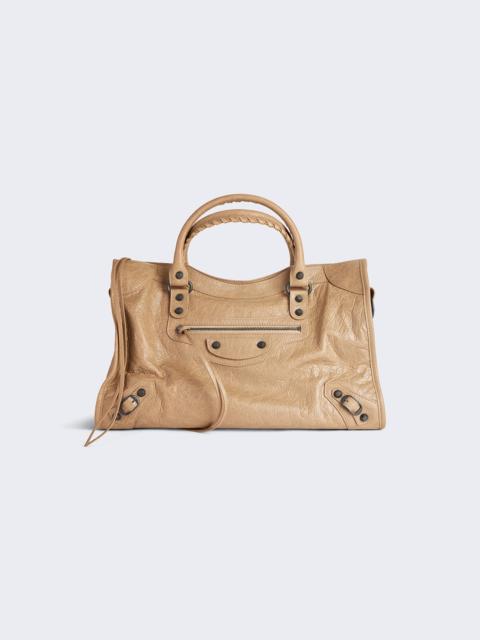 BALENCIAGA Le City Bag Medium Latte
