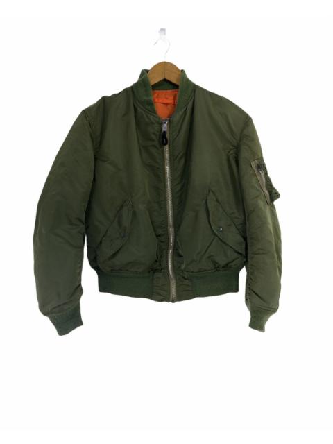Other Designers Vintage Alpha Industries MA1 Bomber Jacket Riversible Design