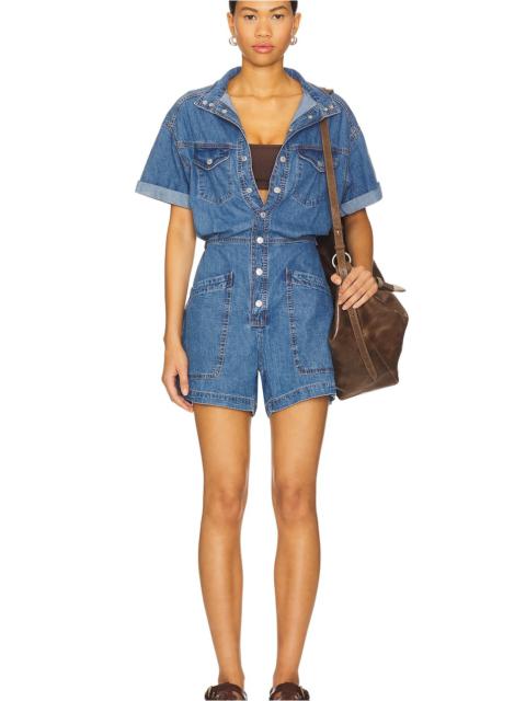 Levi's Short Sleeve Surplus Romper