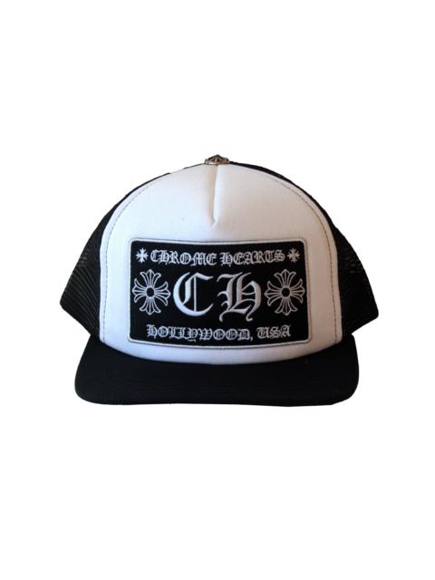 Chrome Hearts Chrome Hearts CH Hollywood Trucker Hat white black
