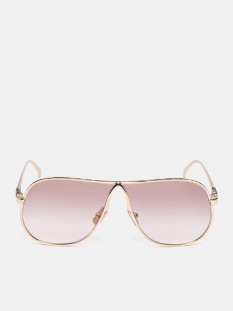 Miu Miu Gold MU-A56S Aviator Sunglasses