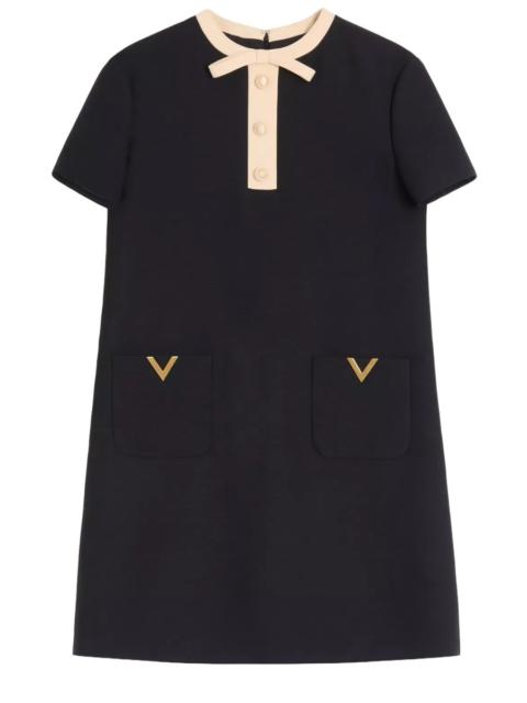 Valentino WOOL AND SILK MINI DRESS
