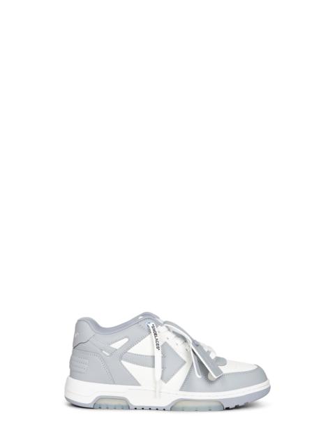 Off-White Off White Men White And Grey Out Of Office Sneakers