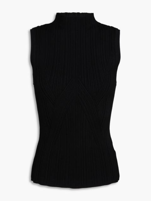 VERONICA BEARD Nellie ribbed-knit turtleneck top