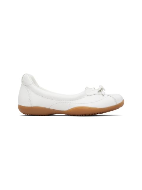 SANDY LIANG White Ballerina Sneakers