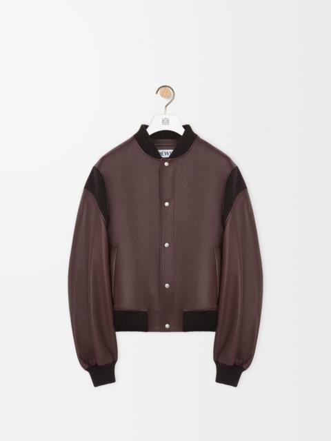 Loewe Bomber jacket in nappa lambskin