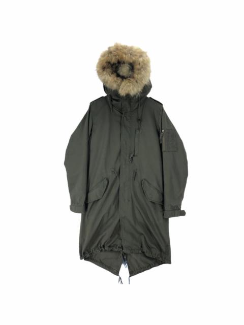 Other Designers Vintage - American Rag CIE M-65 Fishtail Parka M65 Shearling Hoodie
