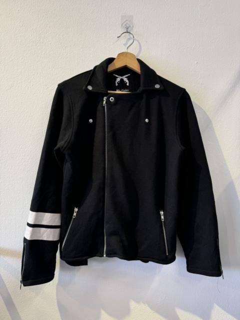 Other Designers Japanese Brand - Military Adoru Kids Skulls Punk Poem Zipped Jacket