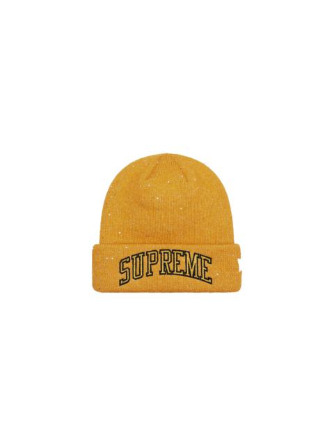 Supreme New Era Metallic Arc Beanie "Gold"