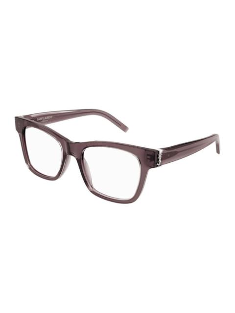 SAINT LAURENT Saint Laurent Ladies Brown Square Eyeglass Frames SLM118 003