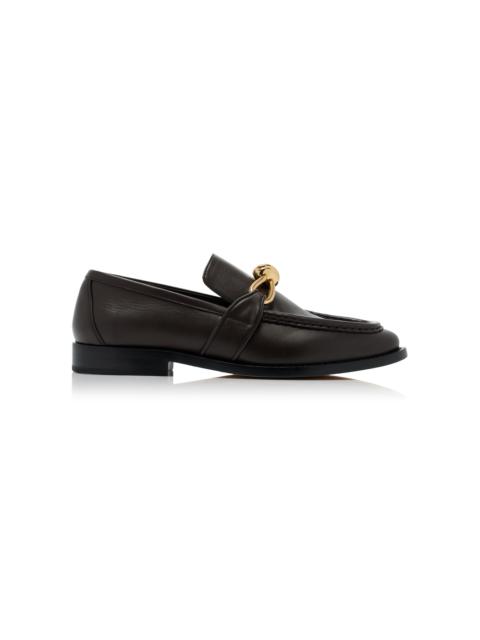 Bottega Veneta Astaire Leather Loafers brown