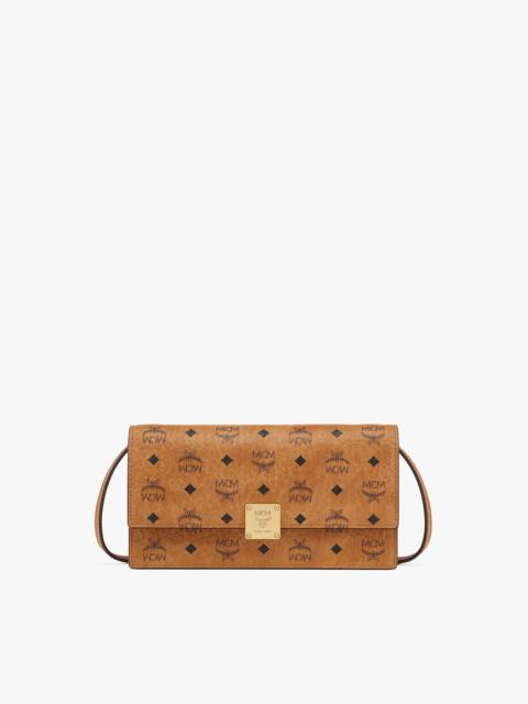MCM Aren Crossbody Wallet in Visetos