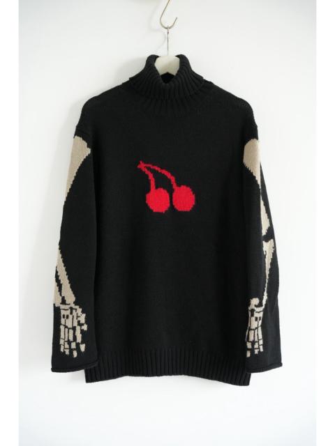 Yohji Yamamoto Yohji Yamamoto 22AW Cherry Skeleton Sweater