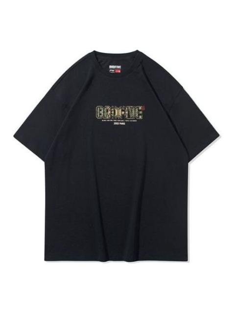 Li-Ning Li-Ning Paris Fashion Week SS20 Series Tee 'Black' AHSQ073-2