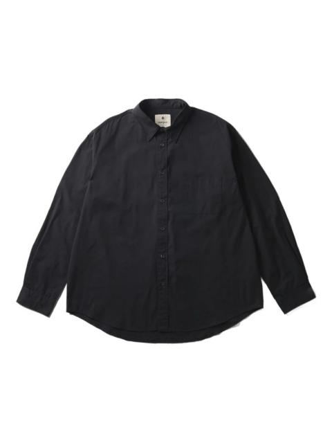 snow peak organic-cotton shirt