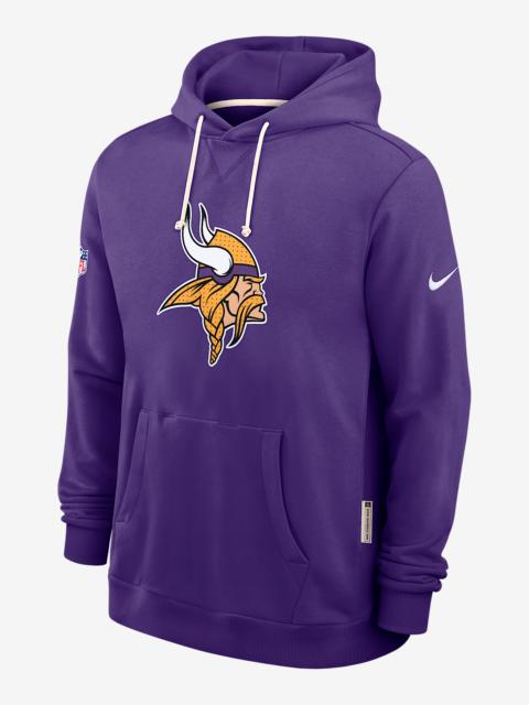Nike Minnesota Vikings Initial Home Sideline Men's Nike Dri-FIT NFL Pullover Hoodie