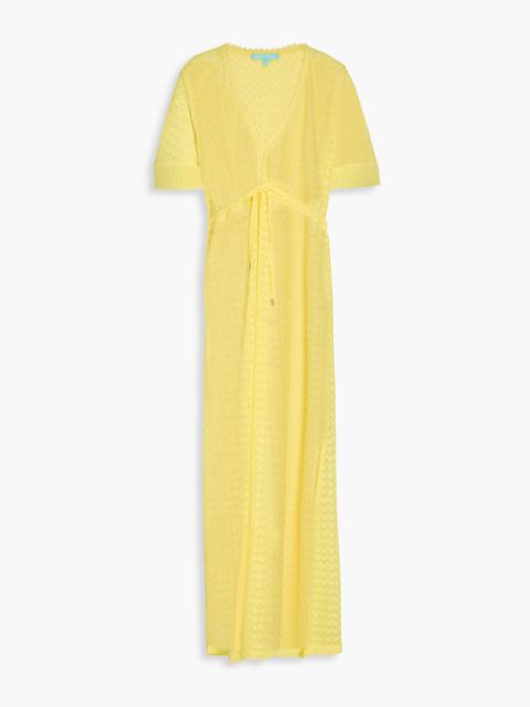 MELISSA ODABASH Phoebe fringed crochet maxi dress