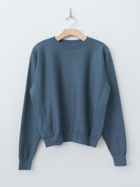 AURALEE Elastic High Gauge Sweat P/O - Dusty Blue (women's)