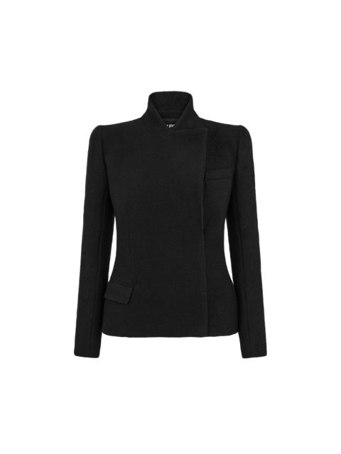 TOM FORD COMPACT STRETCH BOUCLE' WRAP JACKET