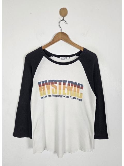 Hysteric Glamour Hysteric Glamour Break On Through to Other Side raglan shirt