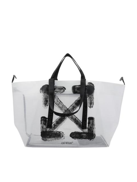 Off-White Off White Men Day Off Ripstop Transparent Tote Bag