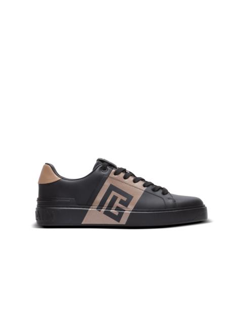 Balmain B-Court trainers in calfskin