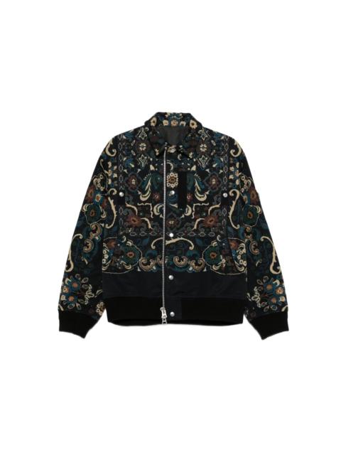 sacai Leather Blouson - 26-03906m-001 | REVERSIBLE
