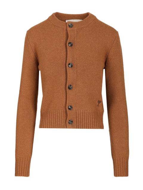 AMI Paris Ami Women Wool And Cashmere Cardigan