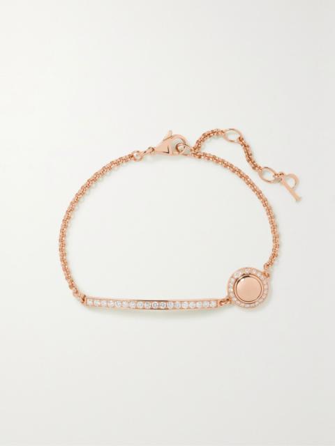 Piaget Possession 18-karat rose gold diamond bracelet Gold