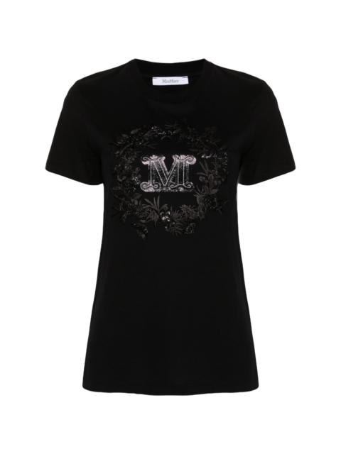 Max Mara M Monogram-embellished T-shirt
