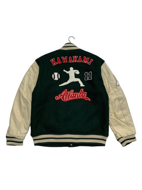 Other Designers Kawakami MLB Atlanta Brave Baseball Varsity Jacket