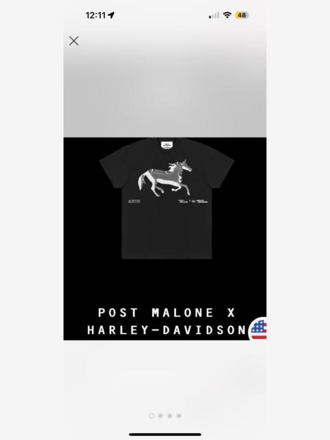 Other Designers Harley Davidson x Post Malone collab T-shirt