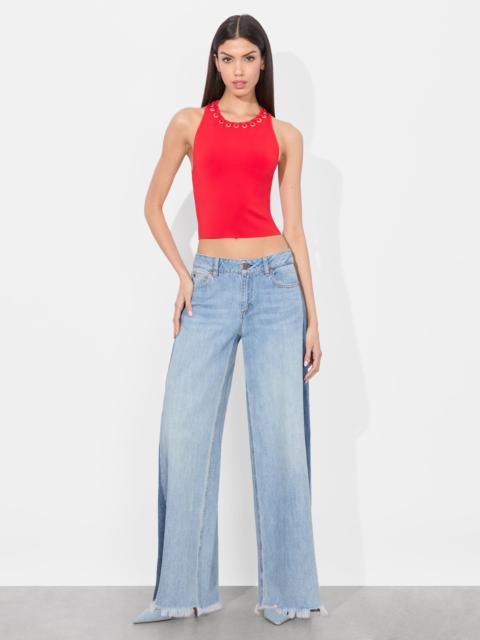 Alice + Olivia HEIDI GROMMET TANK