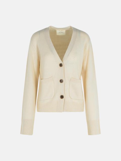 LISA YANG 'DANNI' CREAM CASHMERE CARDIGAN