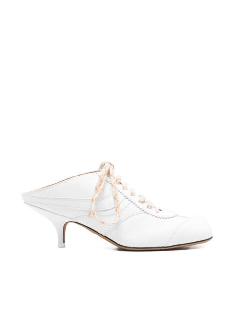 Dries Van Noten Leather heel sneakers