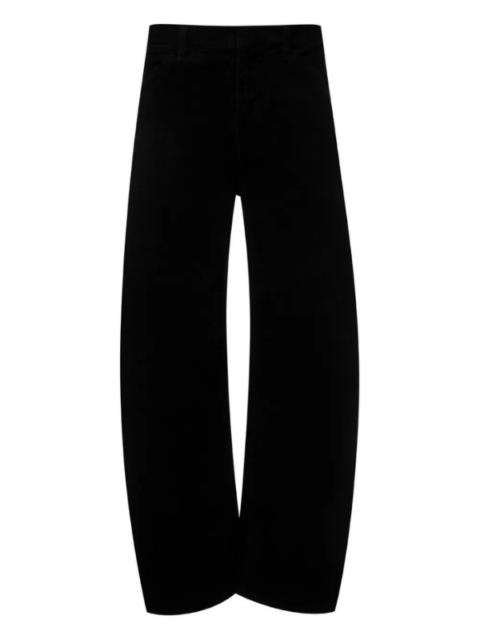 NILI LOTAN Tribeca Corduroy Pant in Black