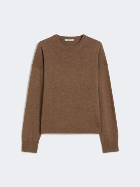 Max Mara Boxy-fit wool and cashmere sweater - MUD