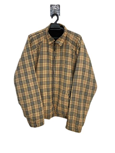 Burberry OVERSIZED BURBERRY CHECKERED JACKET NYLON RARE