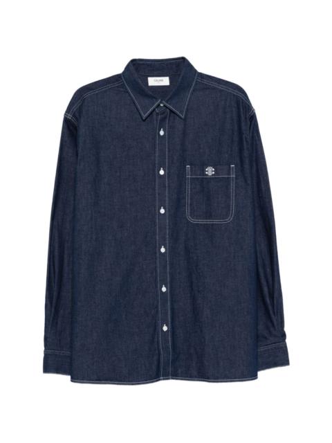 CELINE Celine Men Denim Cotton Shirt