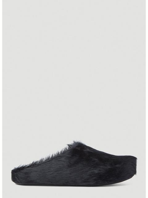 Marni Men Fussbett Long Haired Mules