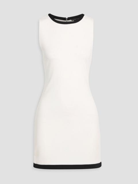 Alice + Olivia Wynell scuba mini dress