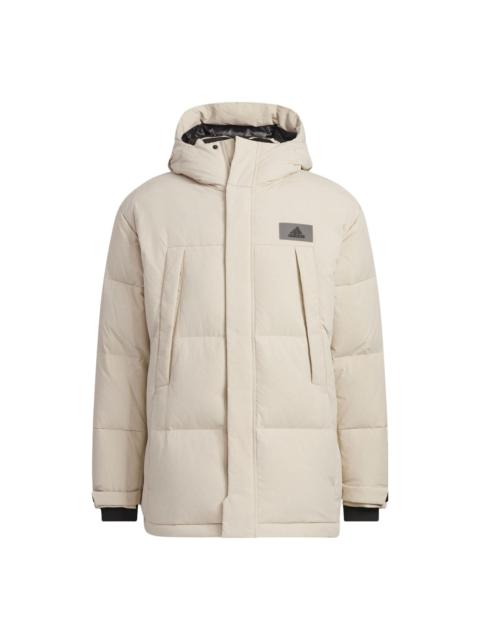 adidas adidas Goose Down Parka 'Beige' IL8898