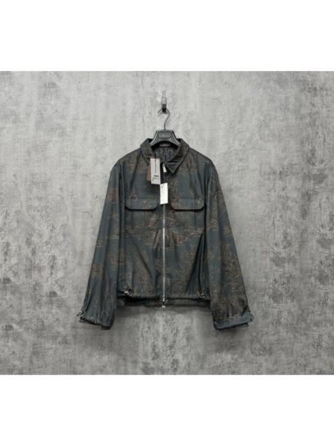 Dior Dior zip-up jacket with all-over embroidered logo lining